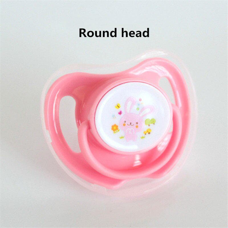 Baby Pacifier Soother Silicone Dummy Baby Pacifier Round Nipples
