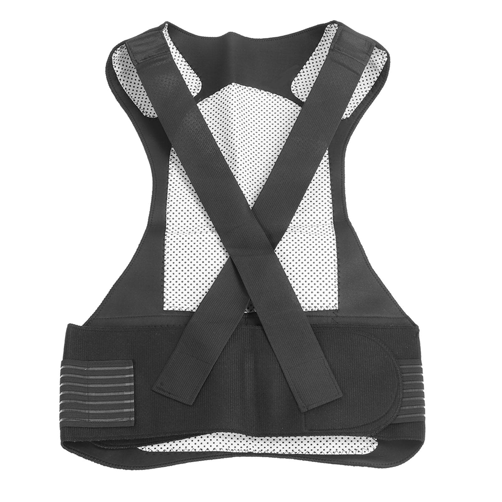 111pcs Self Heating Magnetic Stone Vest Hot Compression Warming Magnetic Waist Brace Vest XL M(for 4-6.5kg)
