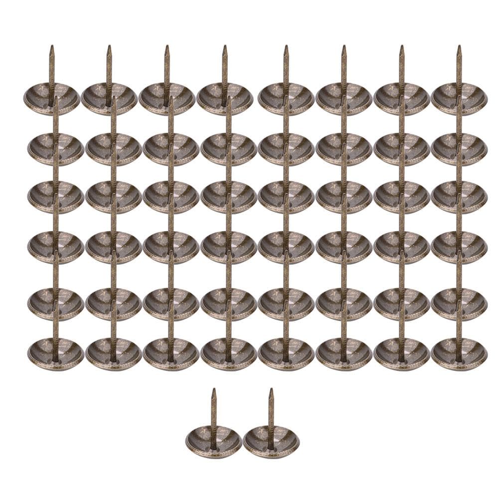 50PCS Thickened Upholstery Nails Tacks Stud Pushpin Round Head Decorative Thumbtack Hardware