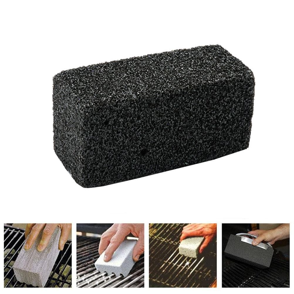 Grill Griddle Stone Cleaning Bricks Suitable for Kitchen Barcecue Cleaner black