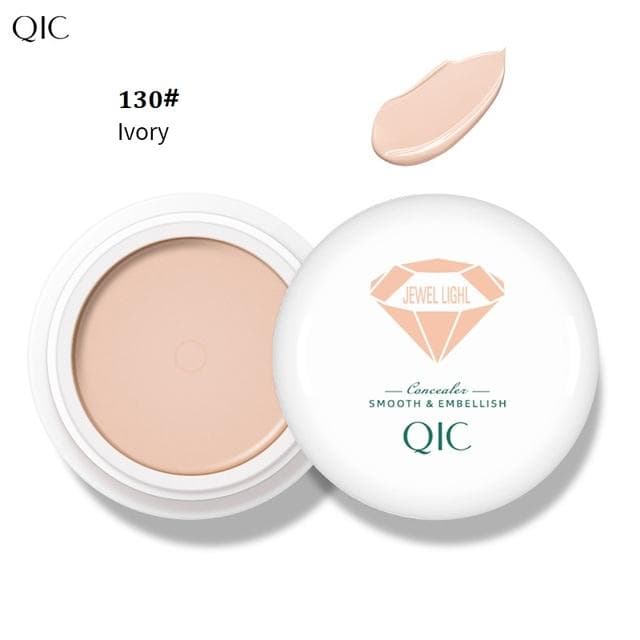 High Coverage Concealer Corrector Anti Dark Circle Freckle Waterproof Foundation BB Cream for Face Makeup Base Cosmetic Product 130# Light Skin Tone