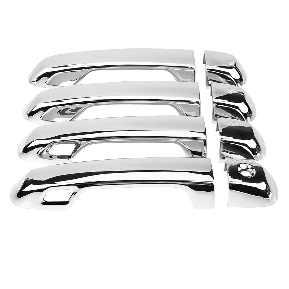 8 pcs Car Chromium Electroplating Door Handle Cover Trim for Toyota Land Cruiser Prado 1018