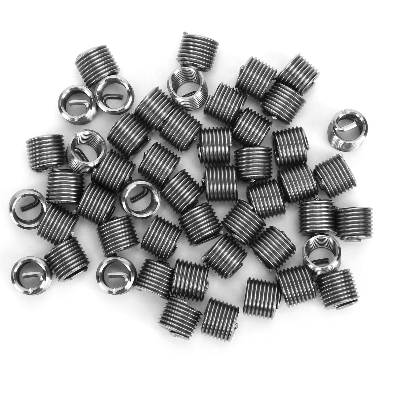 50Pcs Thread Repair Inserts Steel Wire Protection Sleeve Hardware Accessories M8 x 1.251.5D