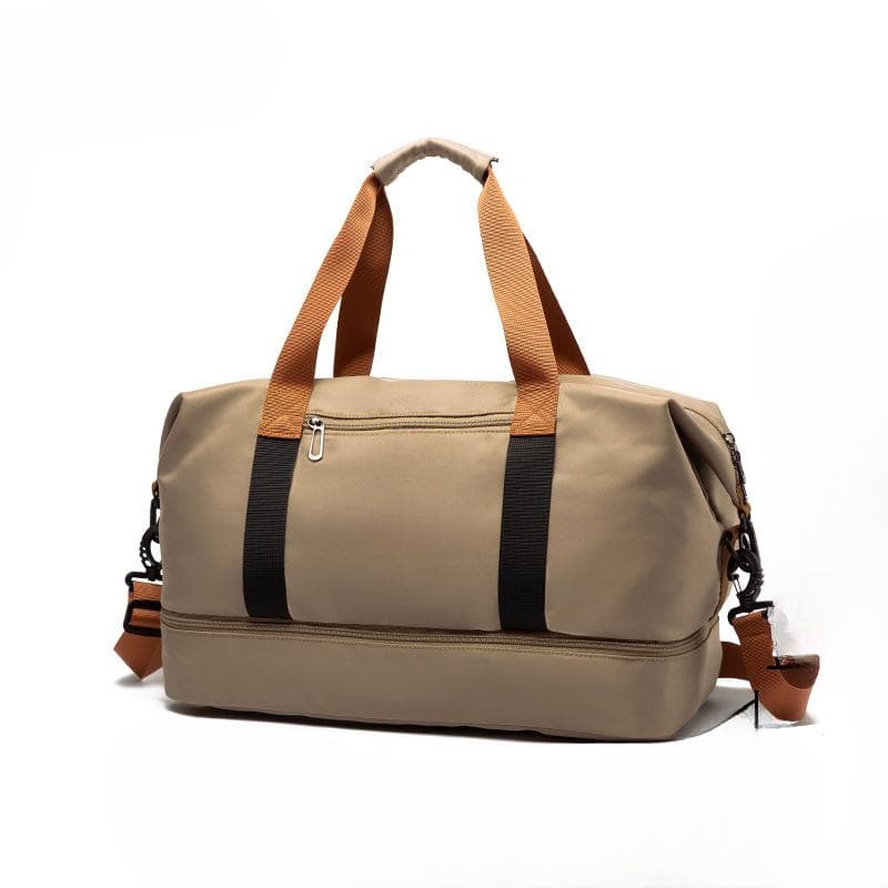 Travel Bag, Men's Handbag, Men's Luggage Bag, Travel Bag, Light Storage Bag, Sports and Fitness Bag He is a 17. khaki
