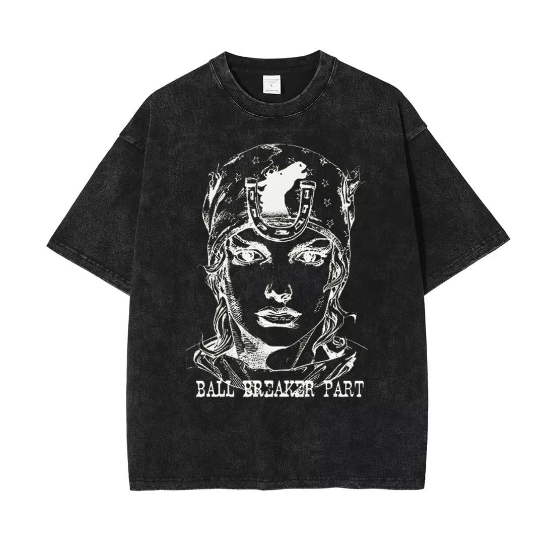 JOJO Bizarre Adventure Gyro Zeppeli T Shirt Men Vintage Washed Oversized Tees Anime Graphic T-shirts Streetwear Cotton Tops Men Women XL black