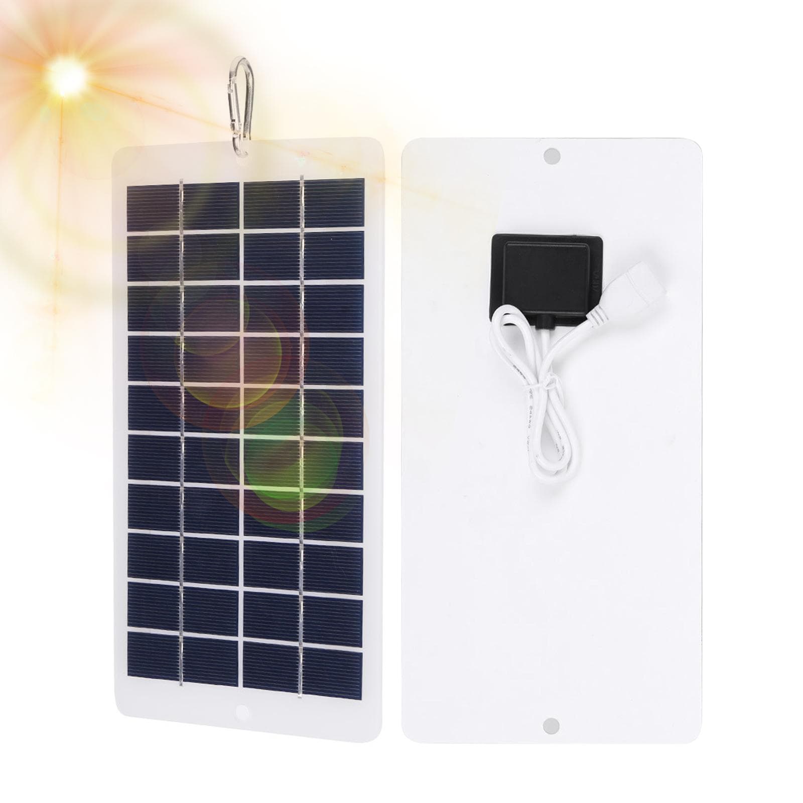4.5 Watt 5 Volt Solar Panel IP65 Waterproof High-Efficiency Polysilicon Solar Charger Panel Power white