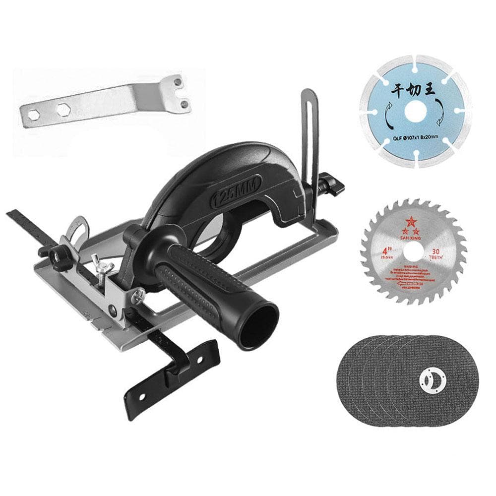 0-45 Angle Adjustable 0-40mm Cutting Depth Adjustment Positioning Bracket Angle Grinder Retrofit