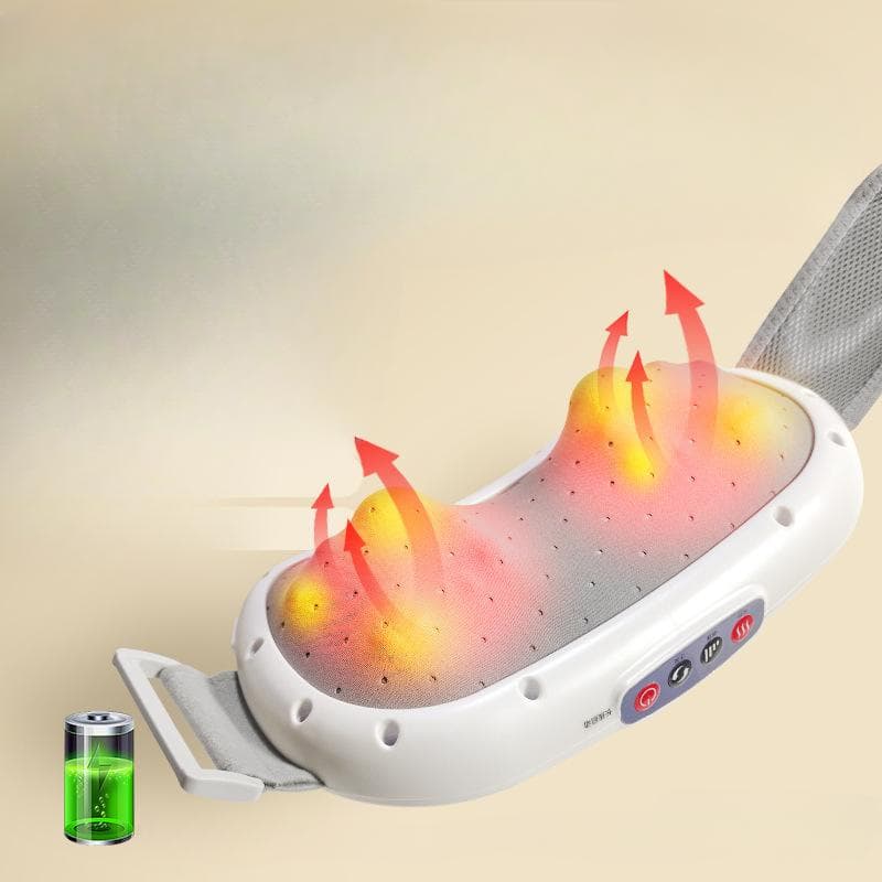 Stone Tummy Kneading Instrument, Automatic Heating Massage Belt, Moxibustion, Hot Compress, Belly Rubbing, Rechargeable Abdominal Massager