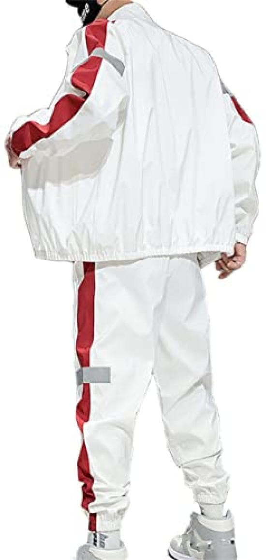 Tracksuit Hoodie and Pants Outerwear Training Running Long Plus Solid Sportswear [CREAM] Men's Set, 2-Piece Set, Sportswear, Wear, Wear, Casual, white