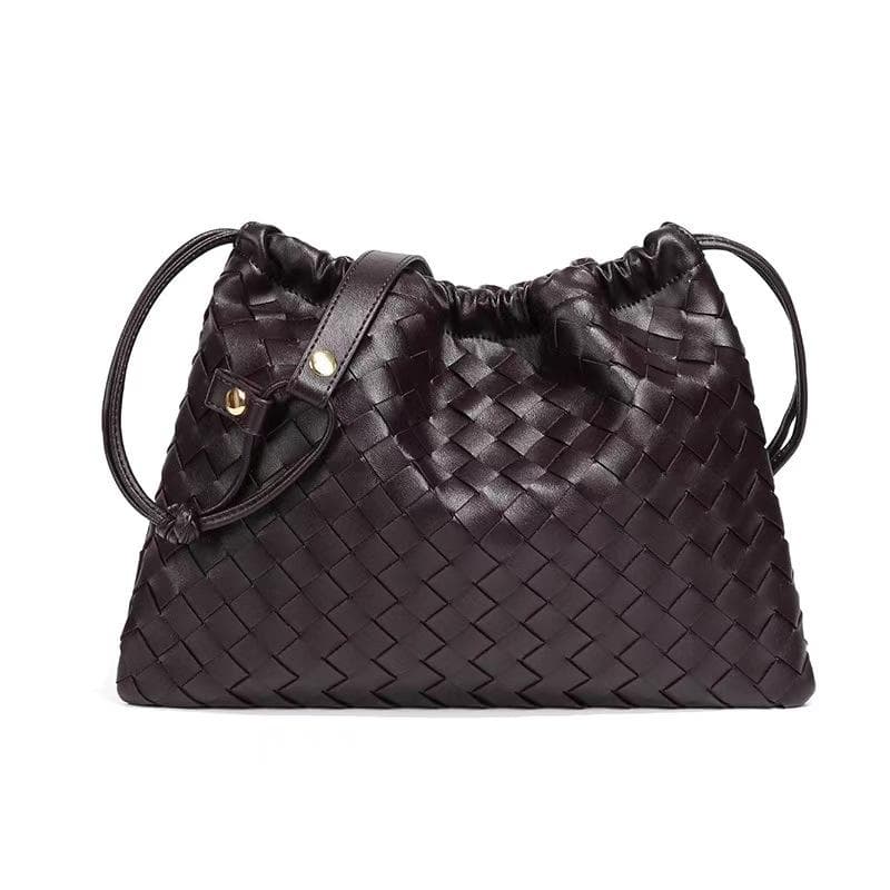Lucky Bag, Single-shoulder Women's Bag, Hand-woven Bag, Crumpled Cloud Bag, Fashionable, Trendy and Retro Crossbody Bag