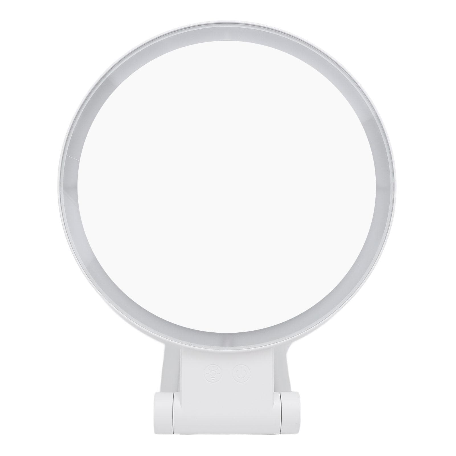 Lighted Magnifying Makeup Mirror Double Sided 1X 10X USB Rechargeable 3 Color Temperature