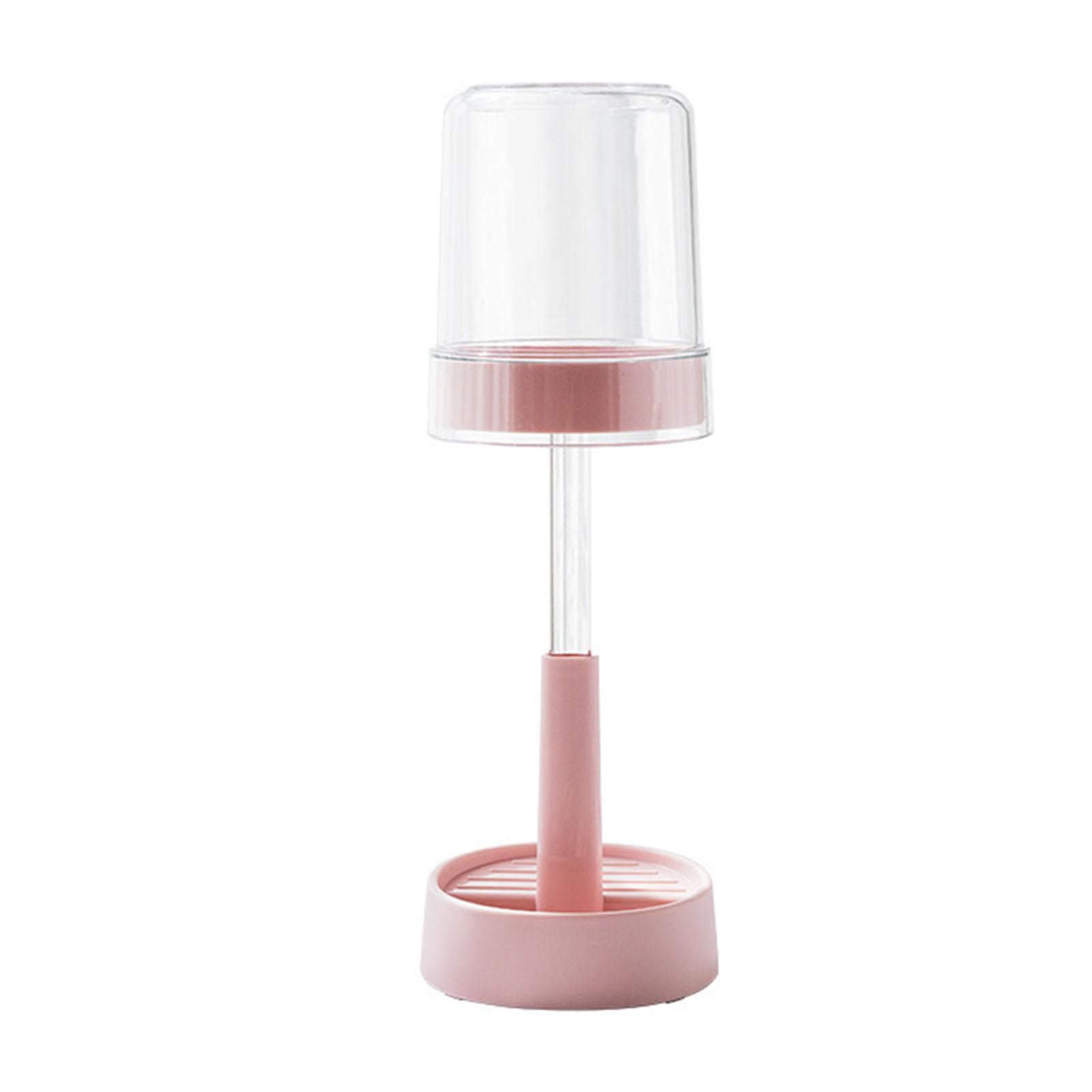 Adjustable Height Toothbrush Holder Student Dormitory Household Bathroom Supplies White pink