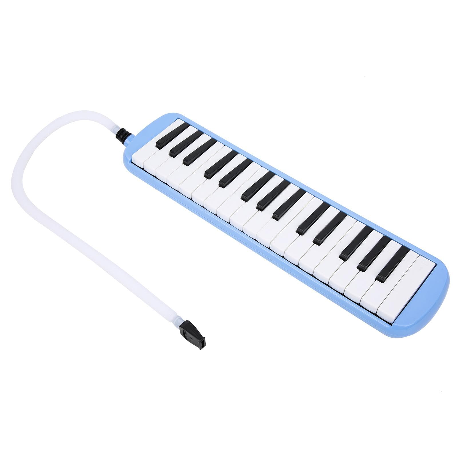 Melodica 32 Key ABS Wind Black and White Keyboard Instrument for Beginner Music Training Kit