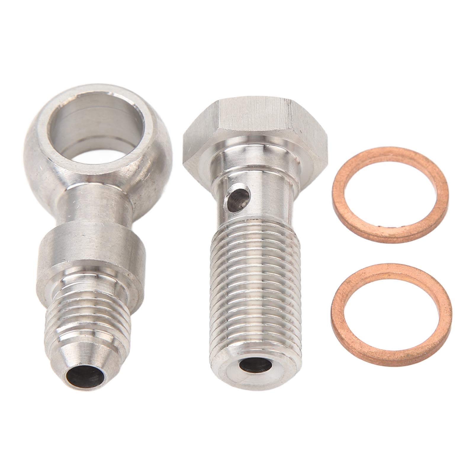 Turbo Oil Feed Banjo High Load Bearing Stainless Steel 4AN to M12x1.25mm Banjo Bolt Kit With 4.2mm