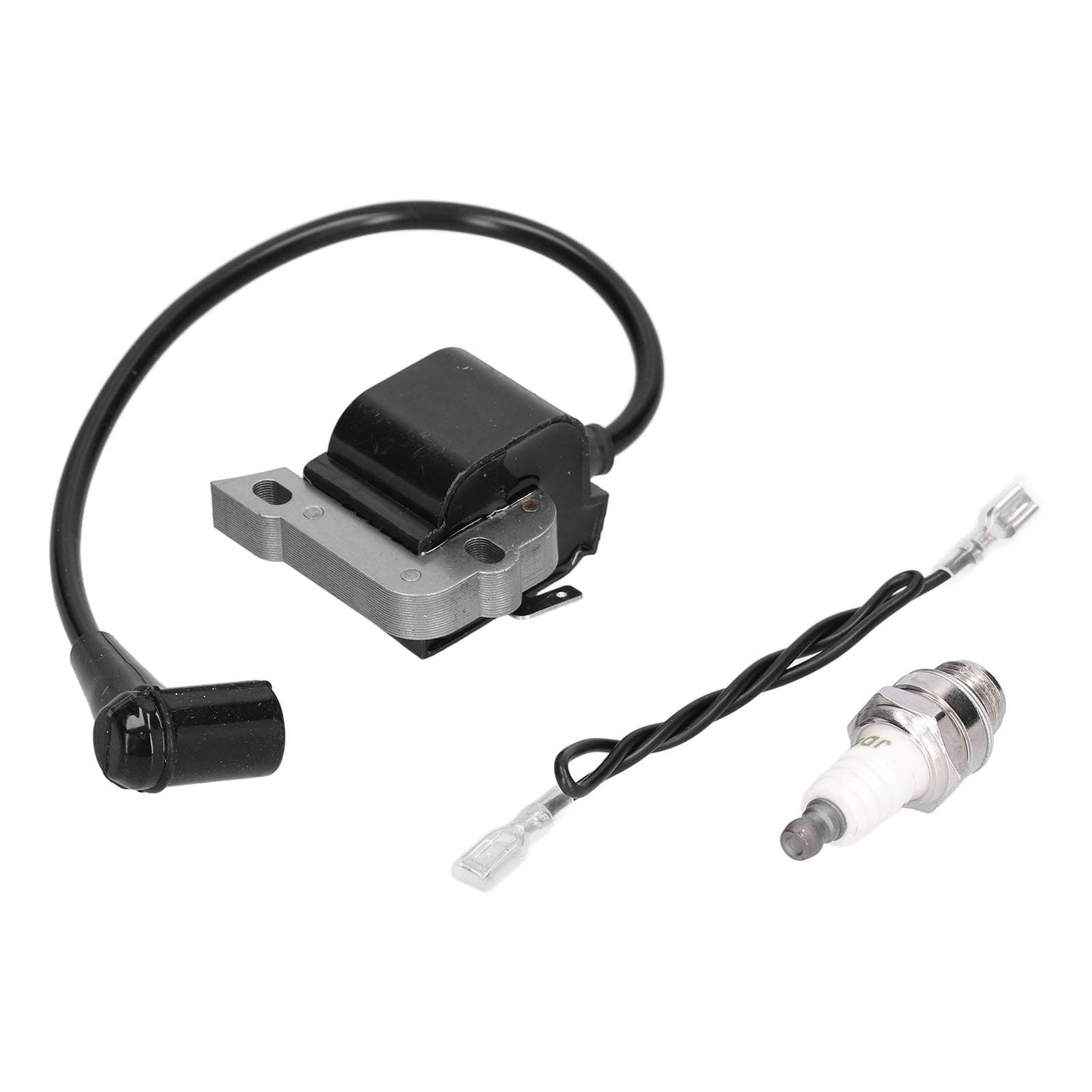 Ignition Coil Module with Spark Plug Suitable for JONSERED Chain Saw 450 455 525 535 490 590
