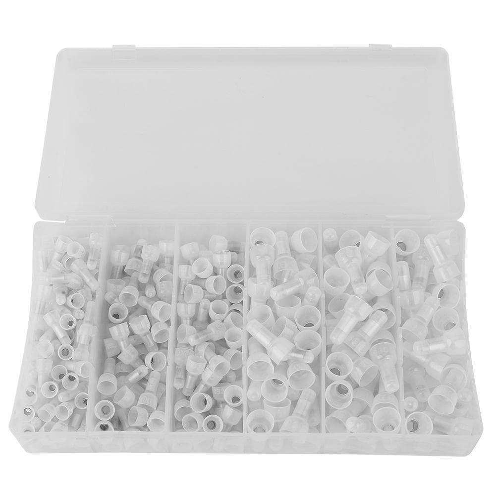 300Pcs 221616141210 Gauge Close End Cap Crimp Terminals Connectors Kit
