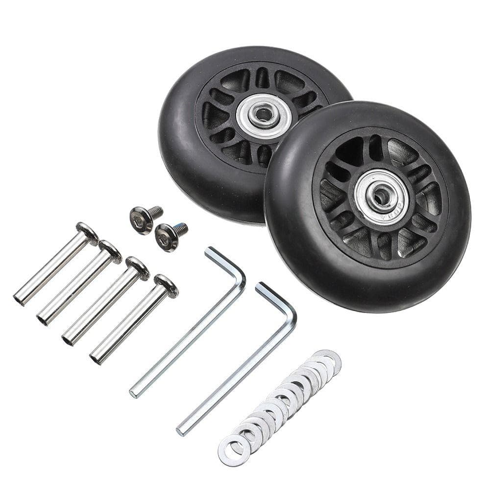 With Screw Caster Wheel Repair Kit Suitcase Parts Axles Replace Wheels Travel Luggage Wheels 80mm*29mm