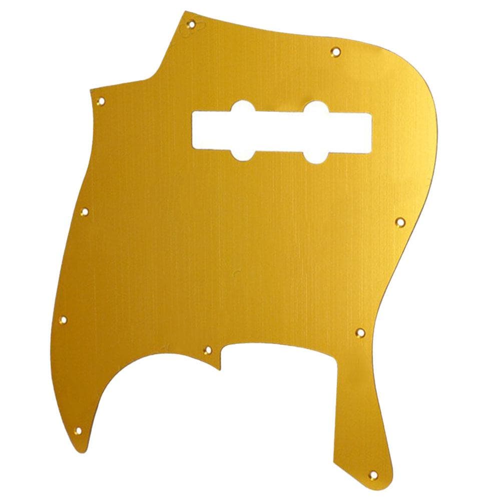 10 Holes Jazz Bass Pickguard 4 String For Jazz Bass gold