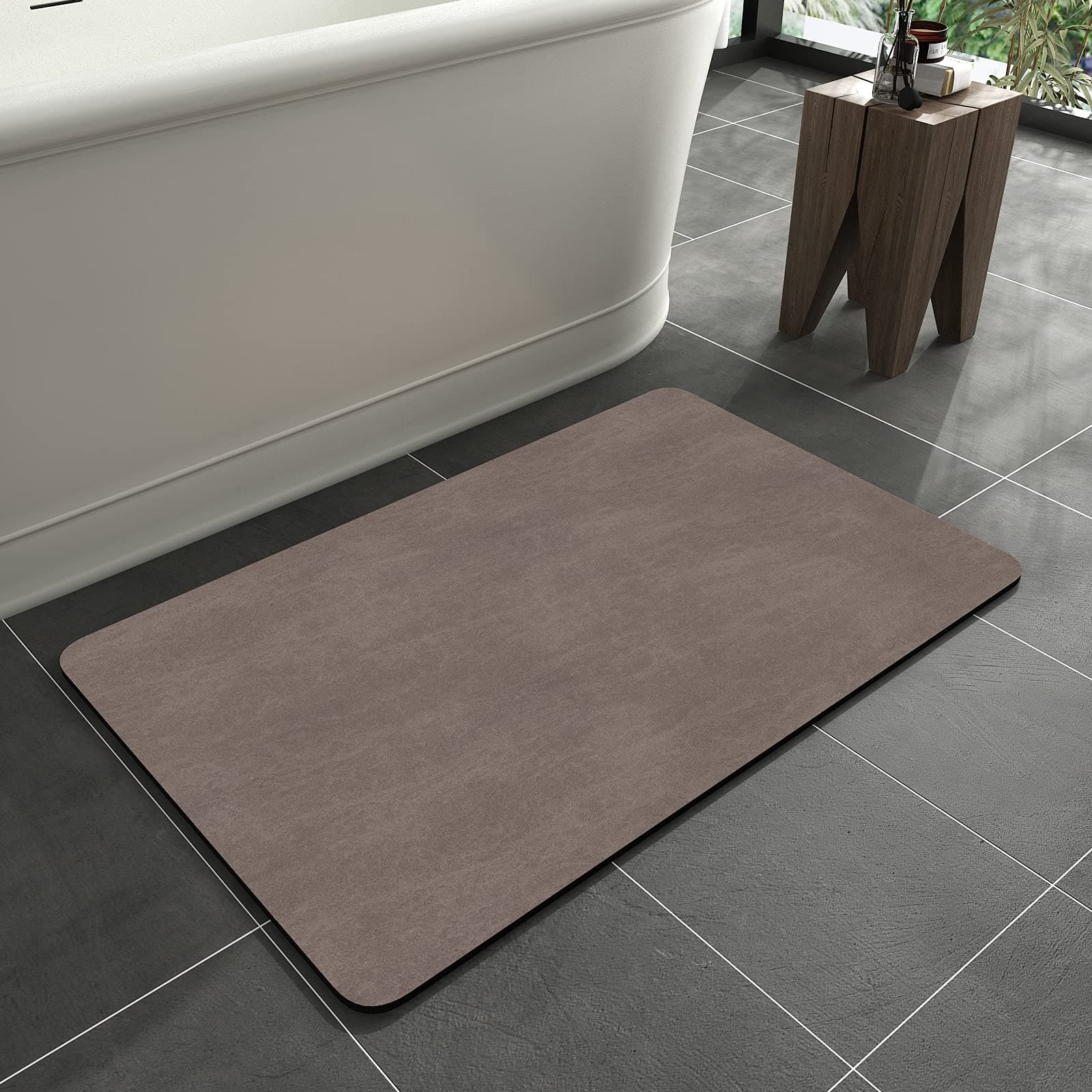 Simple Air Diatom Mud Absorbent Mat Bathroom Non-Slip Mat Toilet Absorbent Quick Drying Mat 500MMX800MM