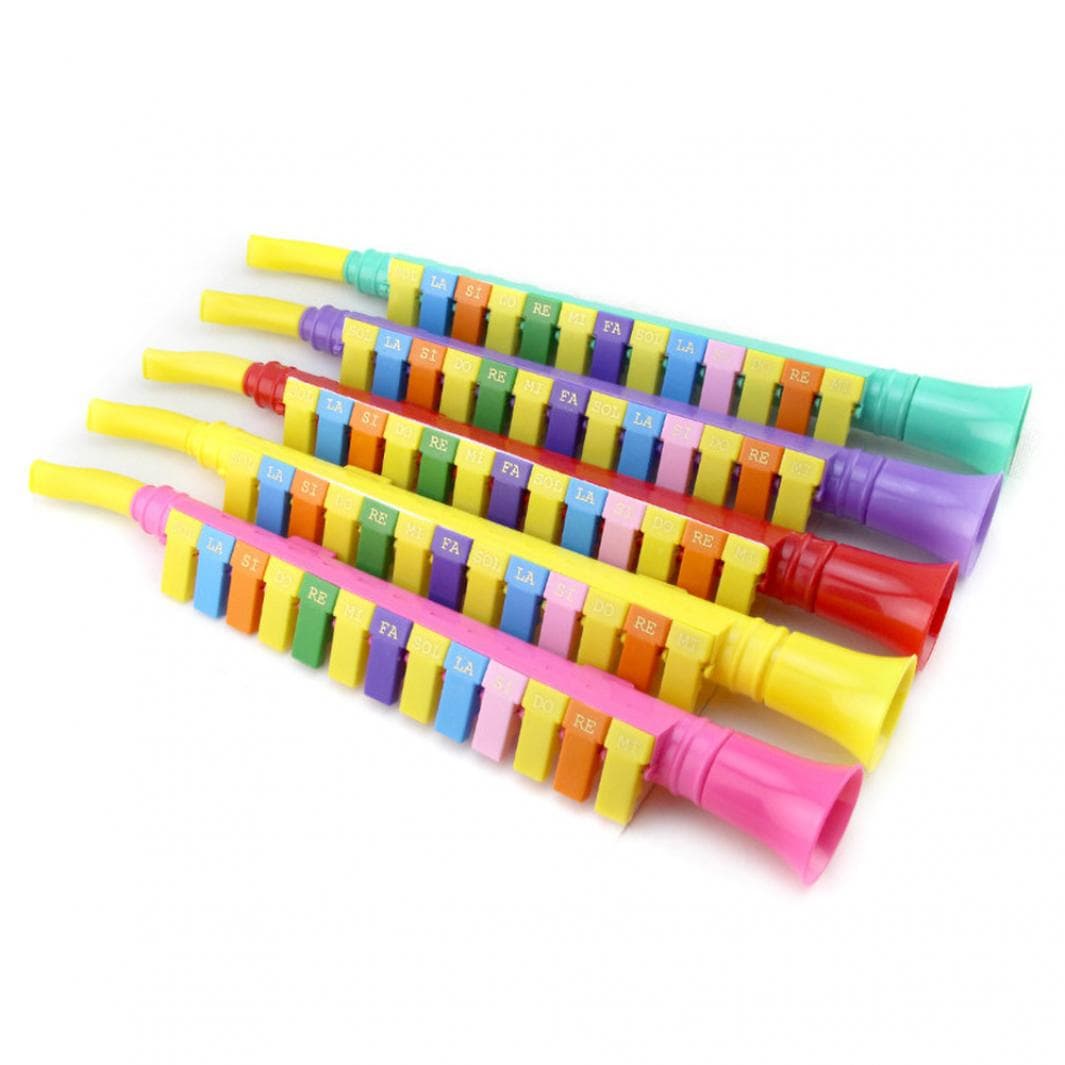 Children Kids 13 Keys Colorful Melodica Plastic Clarinet Music Instruments Toy