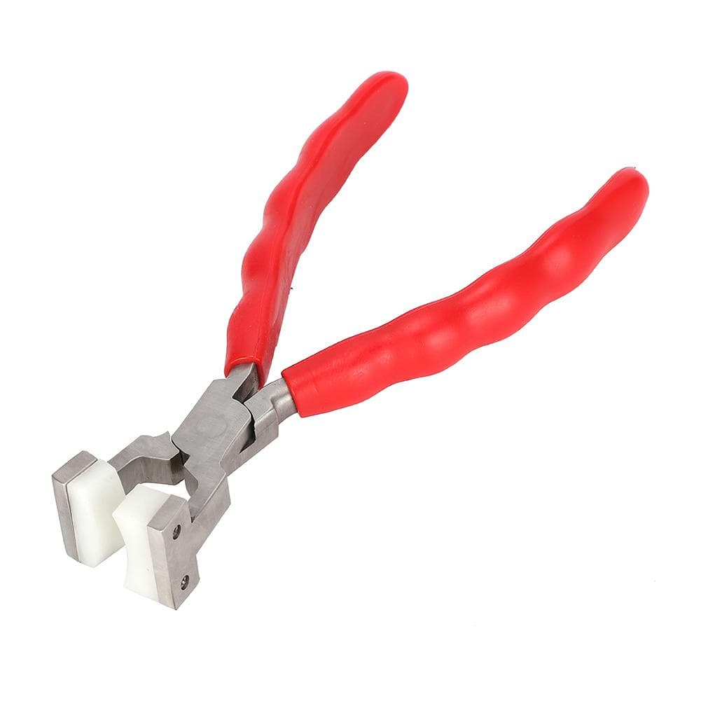 Double Flat&Round Nylon Jaw Pliers Bracelet Jewelry Making Tool (D Type)