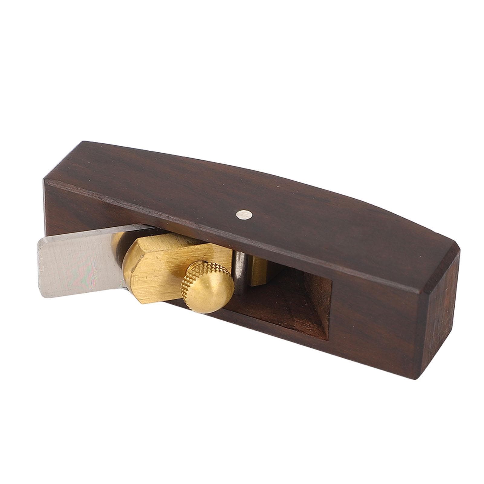 Small Hand Planer High Speed Steel Blade Round Base Portable Wood Trimming Planer for Chamfering
