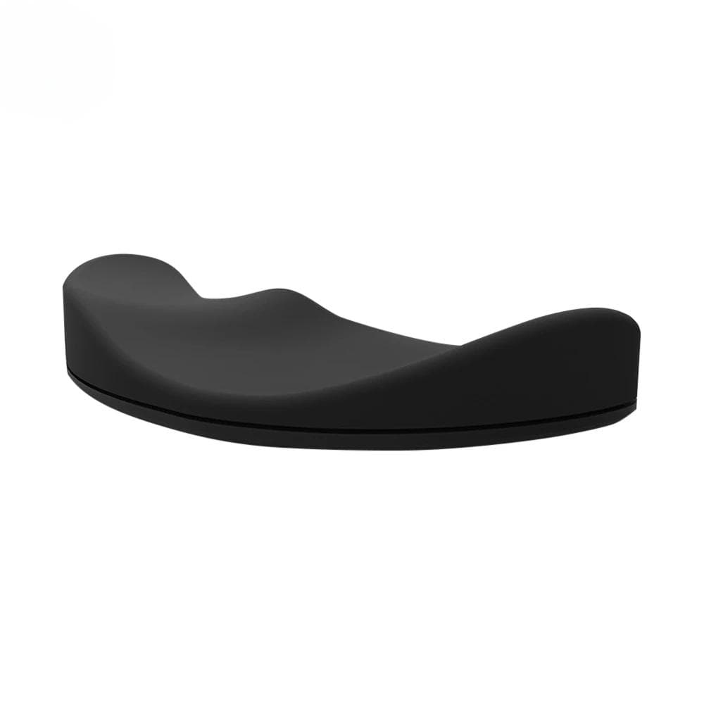 Left Right Hand Ergonomic Mouse Pad Wrist Pad Silicon Gel Non-slip Streamline Wrist Rest Support Mat for Office Gaming right hand black