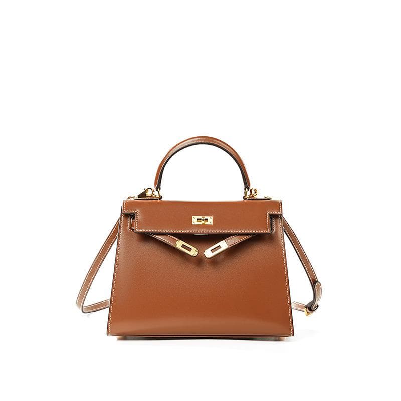 High End Version Bag Second-generation BOX Patterned Cowhide Mini Handbag New High-end Leather Women's Crossbody Bag 22x8x15cm