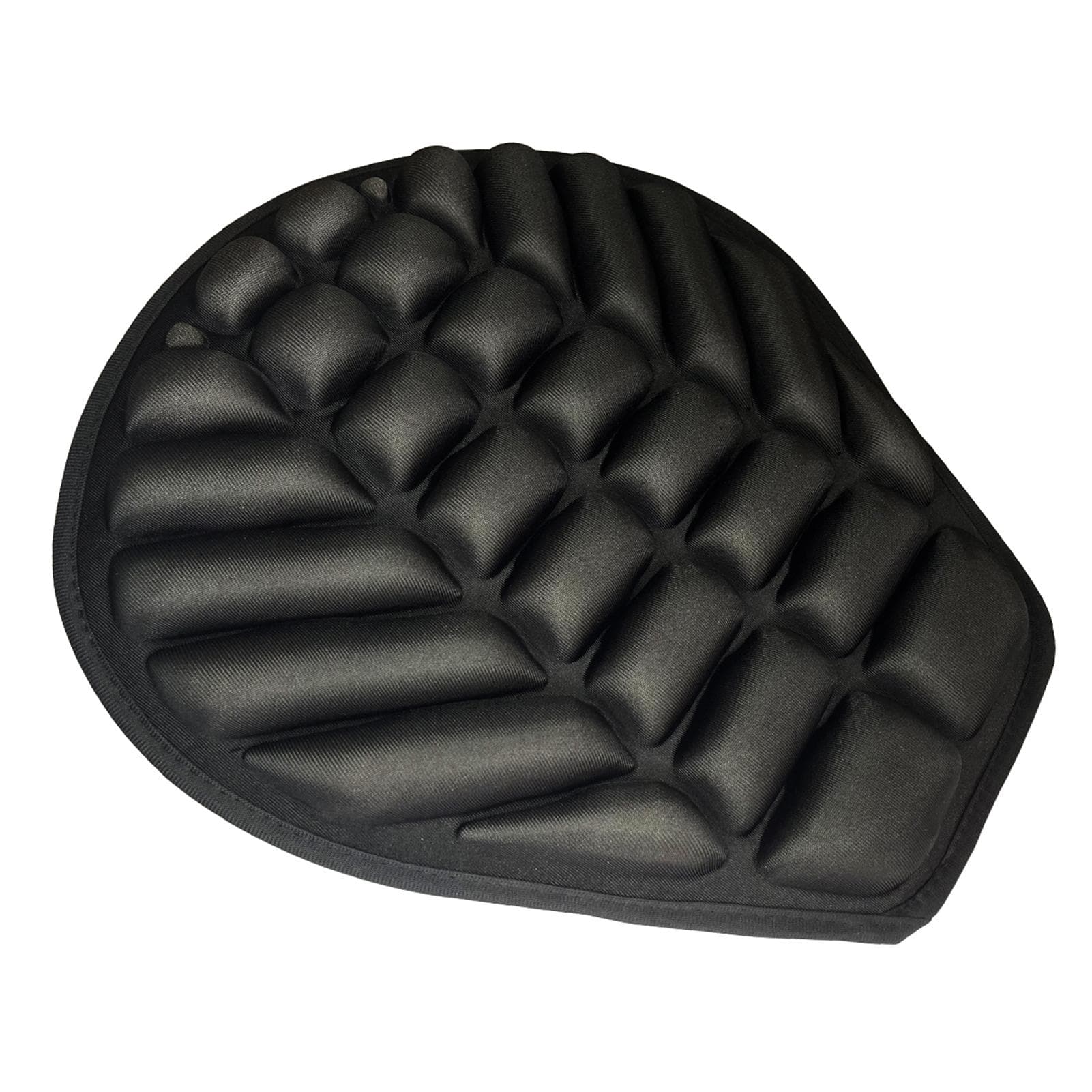 Universal Motorcycle Pad High Elastic Compression Sponge Filling 3D Shockproof Sun Protection black