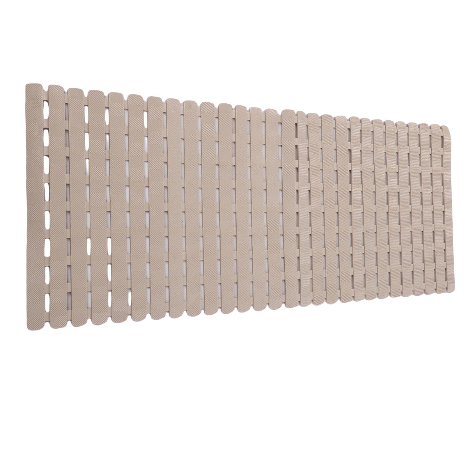 Bathtub Mat Anti Slip Massaging Strong Suction Cups Long Durability Shower Floor Mat for Bathroom 40 X 70cm / 15.7 X 27.6in
