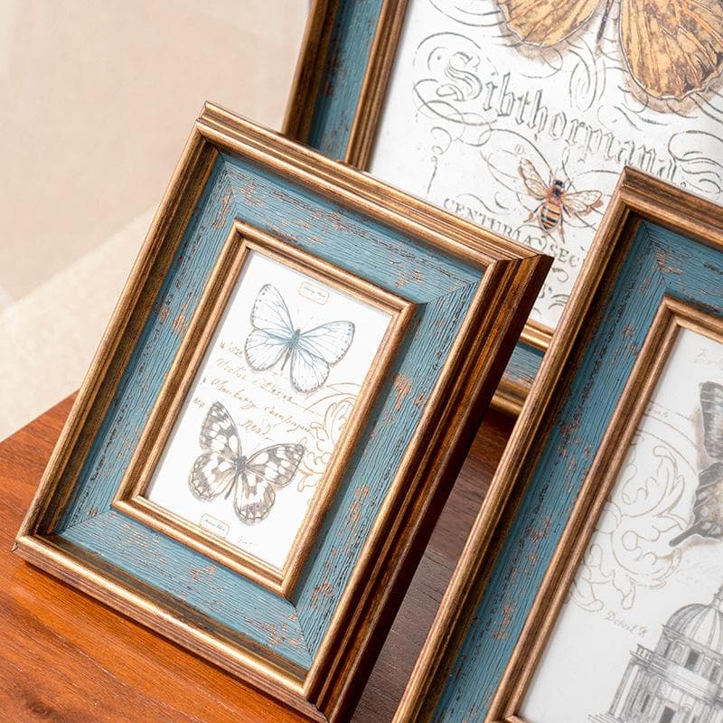 1PCS Vintage Picture Frame American Style By Walmeck Photo Frame 6 Inch 7 Inch 8 Inch 10 Inch 6 inch