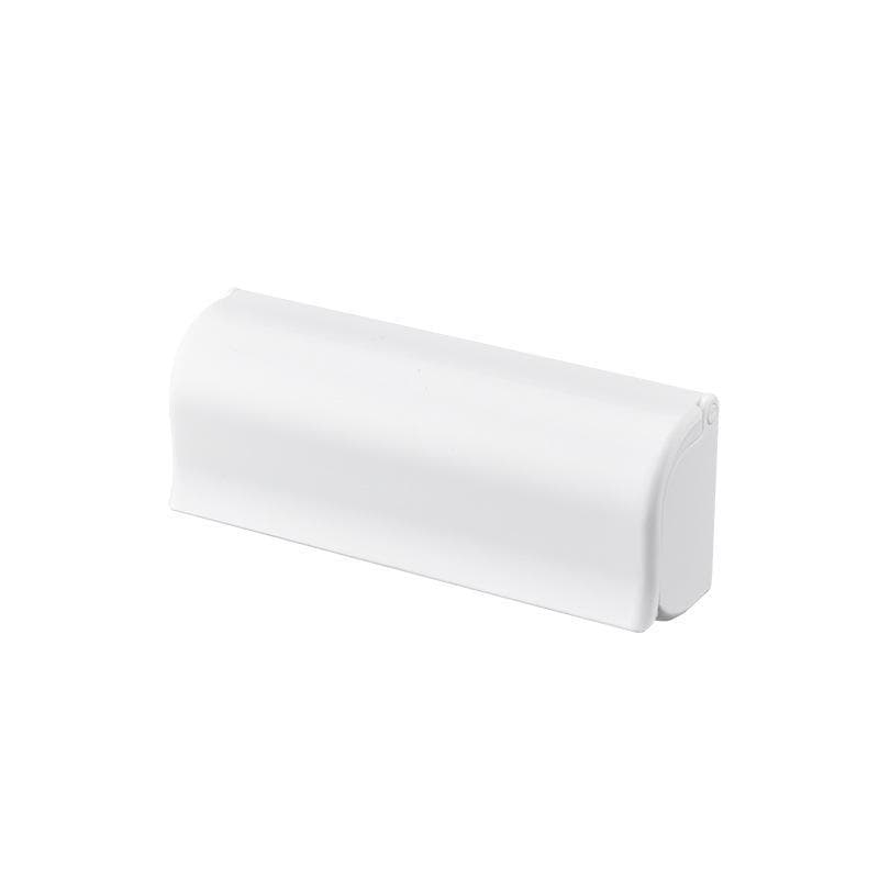 Toiletry Toothbrush Storage Box Stick-on Toothbrush Holder Simple Dental Storage Rack Toilet Bathroom Shelving white