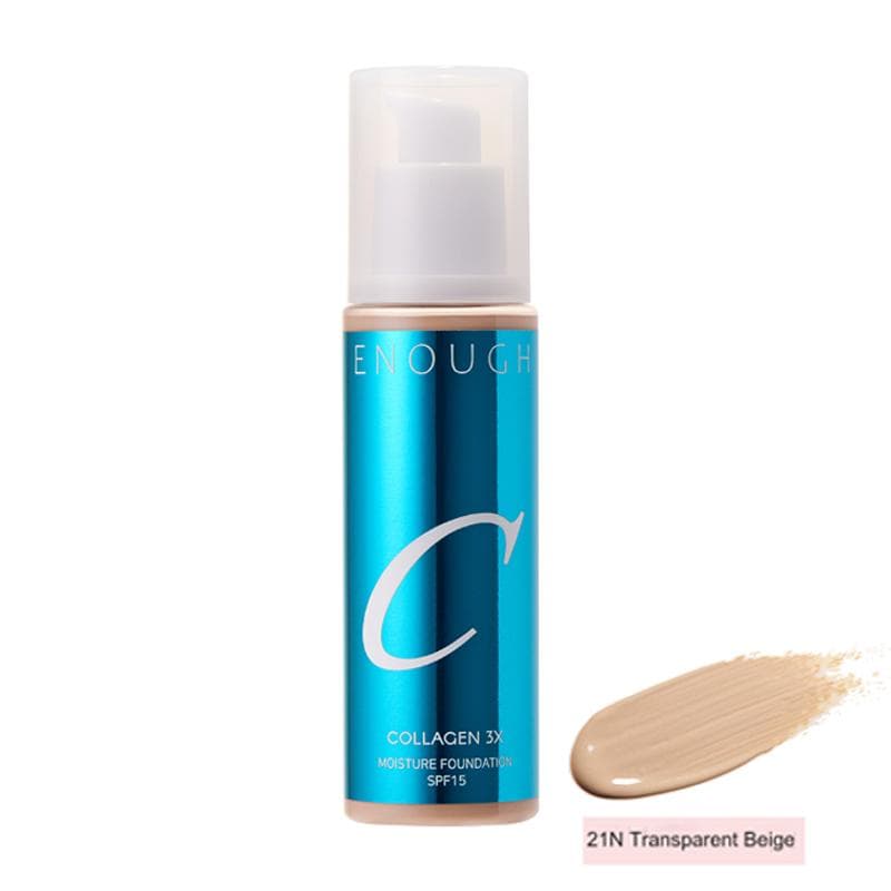 ENOUGH COLLAGEN 3X Moisture Foundation SPF 100mL (30 Options) #NO.21N x 1PCS