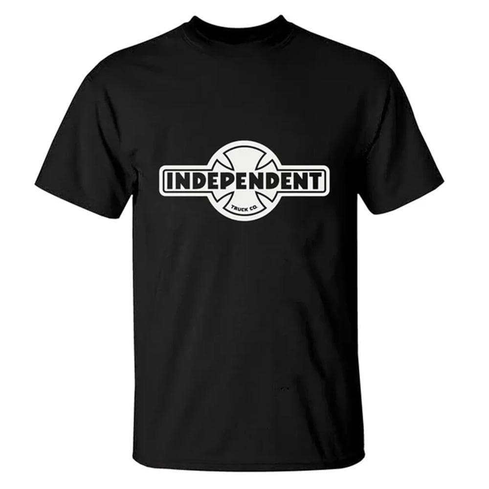 2025 Street Wear Men's Casual Independent Skateboard Printed Cotton Blazer Breathable Comfortable Cool T-shirt Simple XL