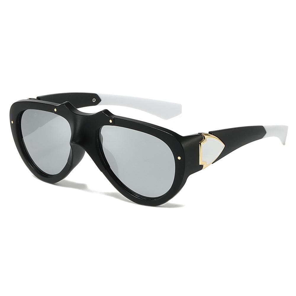 New Fashion Sunglasses Women Men UV400 Gradient Lens Oversized Retro Pilot Square Luxury Brand Big Shades Oculus