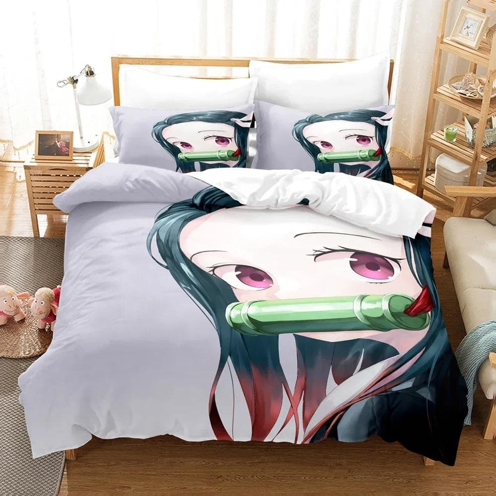 Fashion 3D The Mi Douzi Bedding Sets Duvet Cover Set With Pillowcase Twin Full Queen King Bedclothes Bed Linen home textile 70x133cm 2pcs