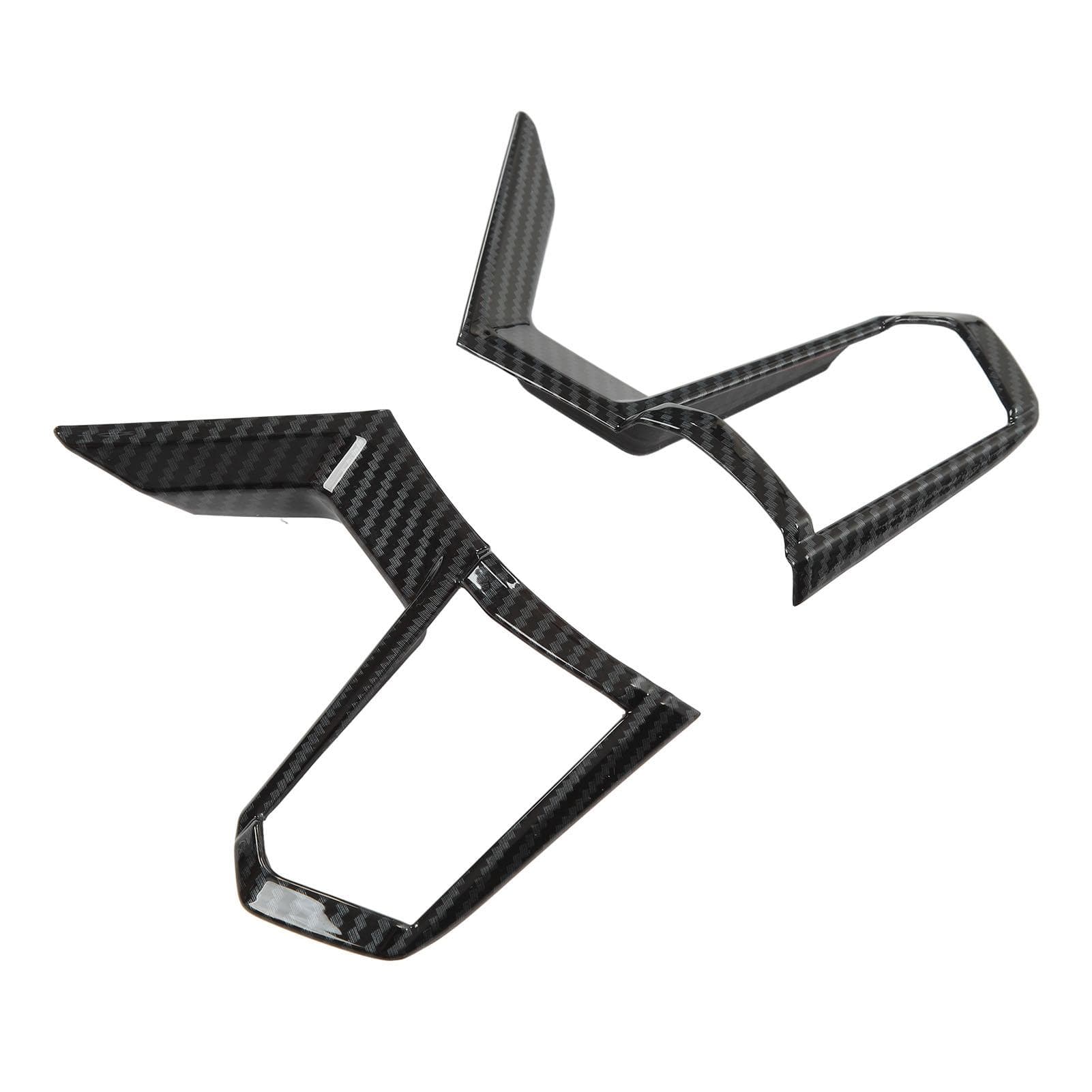 2Pcs Steering Wheel Cover Decoration Frame Trim Replacement for Mitsubishi Outlander 2023