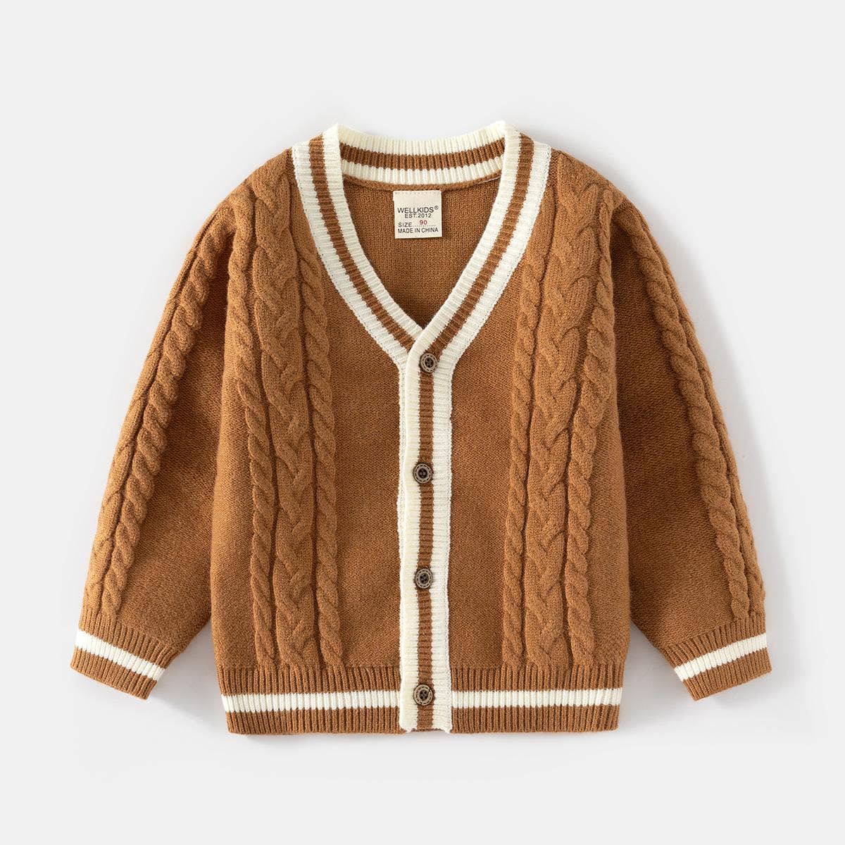 Boys' Sweater Autumn and Winter New Children's Sweater Cardigan Korean Children's Wear Baby Top 120cm