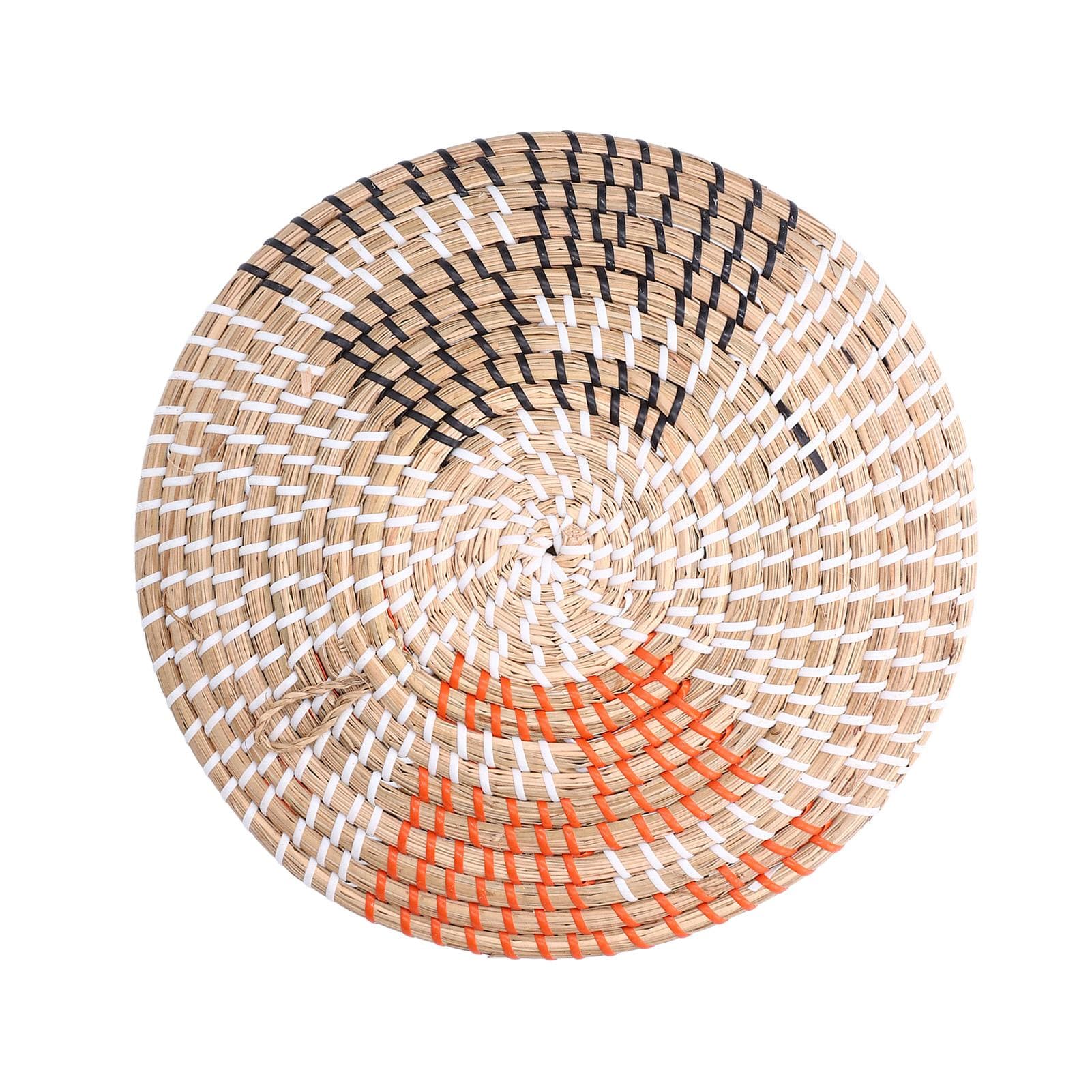 Woven Basket Wall Decor Reliable Durable Convenient Practical Attractive Decorative DIY Making Home L(for 6.5-9kg)