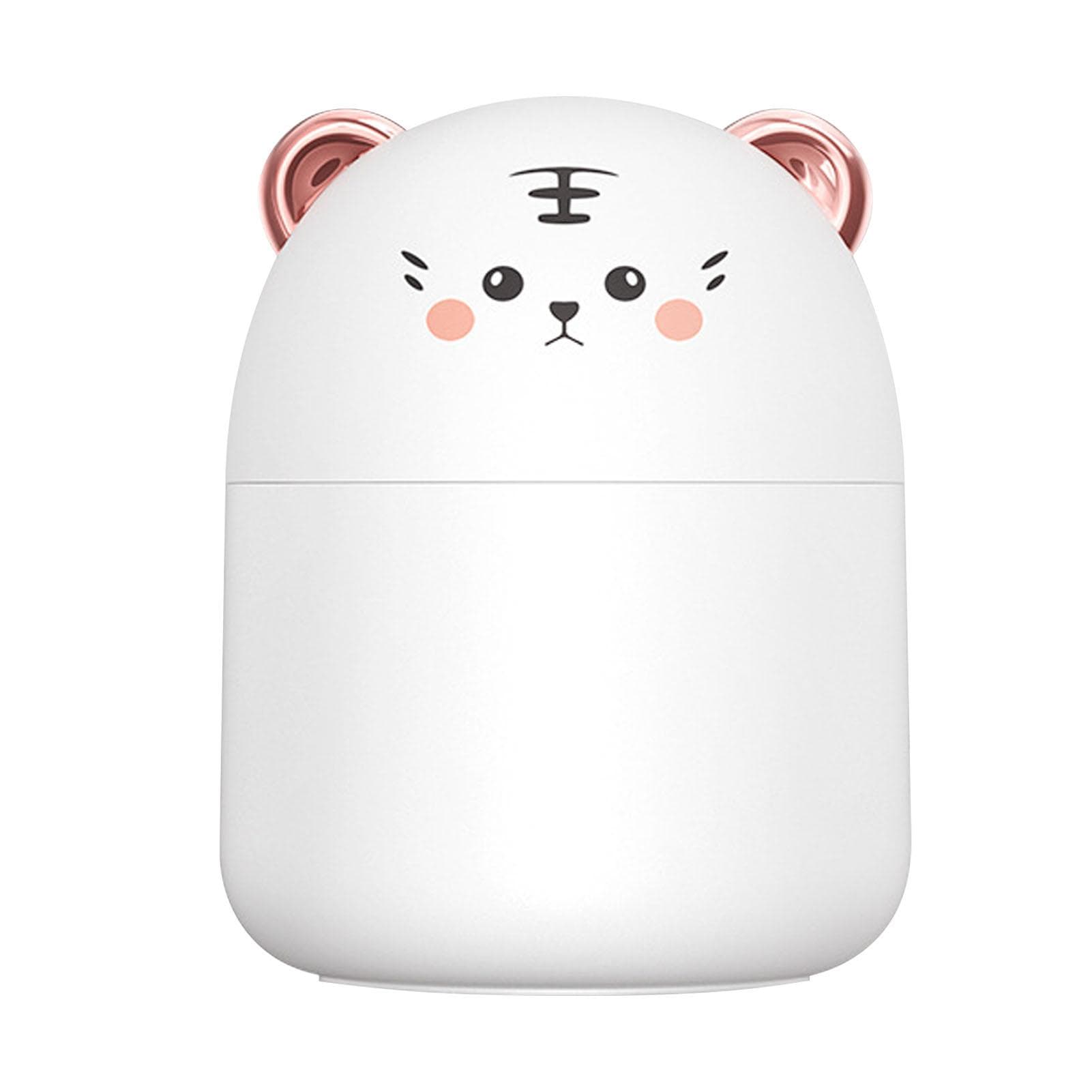 Mini Humidifier Cute Cartoon Animal Shape USB Powered Quiet Portable Small Humidifier for Home