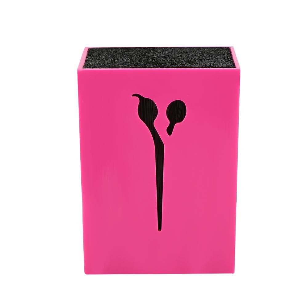 Professional Salon Combs Case Hair Clips Storage Box Hairdressing Scissors Holder (Rose Red)