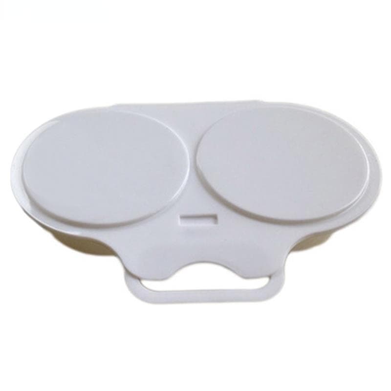 New Home Kitchen Microwave Oven Heart&Flowers Round Shape Egg Steamer Cooking Mold Egg Poacher Kitchen Gadgets Fried Egg Tool white