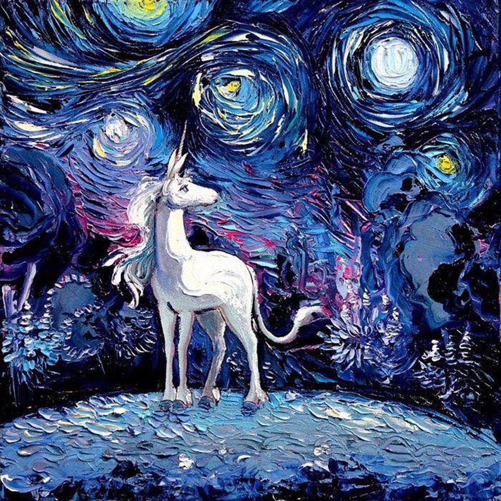 DIY 5D Full Diamond Painting Cross Stitch Painting Oil painting unicorn Diamond Embroidery 30X30CM