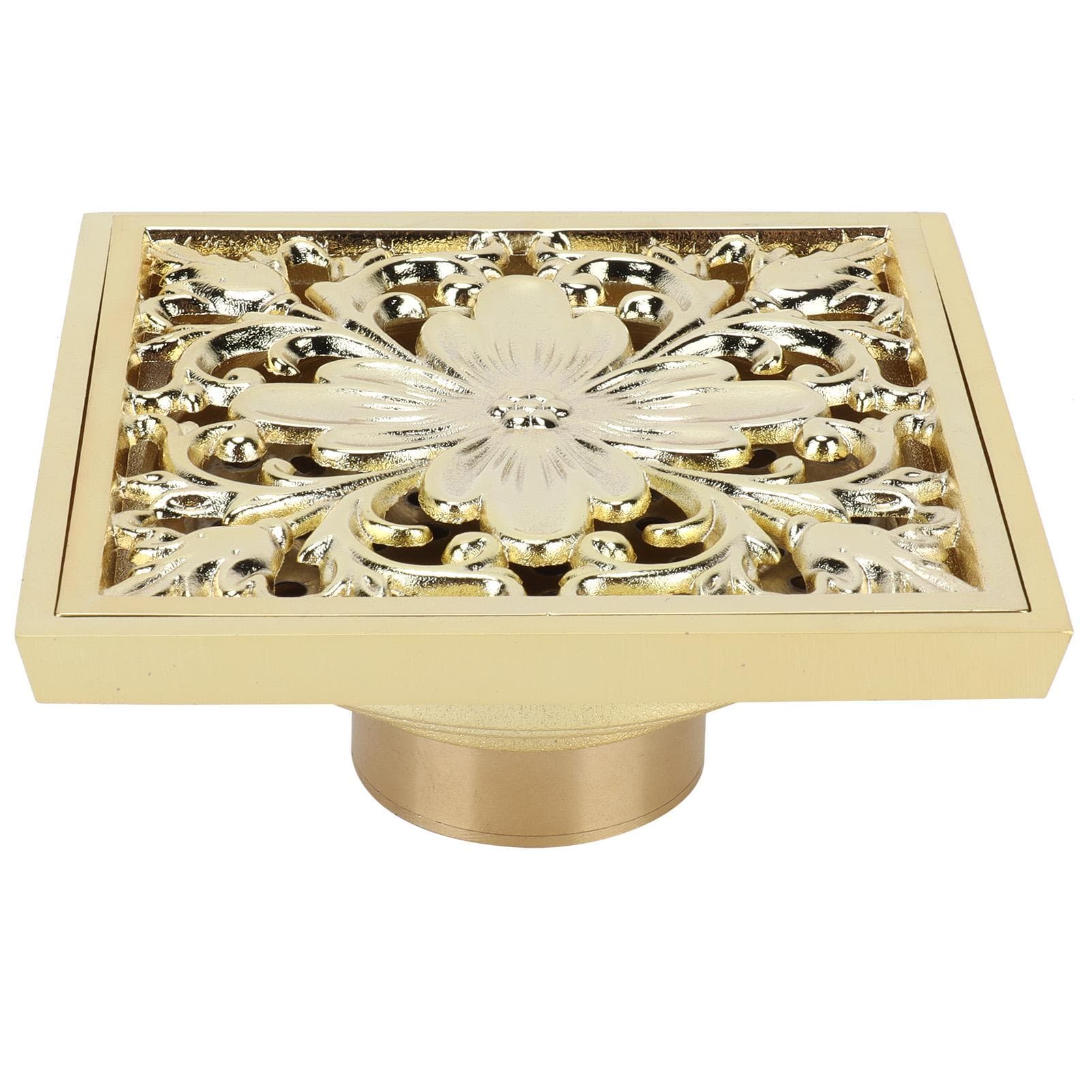 Toilet Floor Drain Kit Deodorant AntiClogging Sewer Strainer Bathroom Accessory Gold