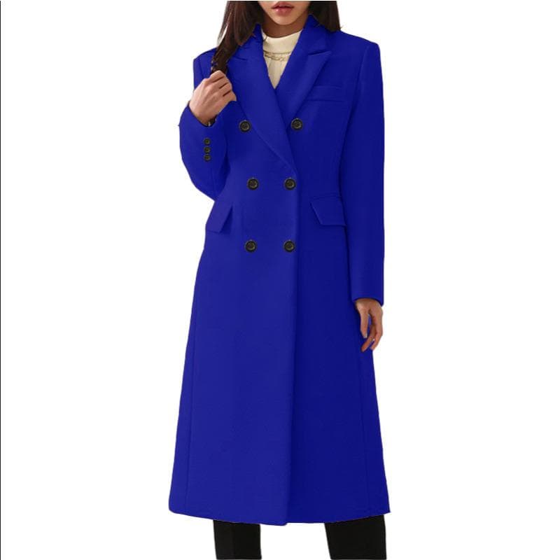 Autumn and winter new woolen women's coat Nizi coat 5XL