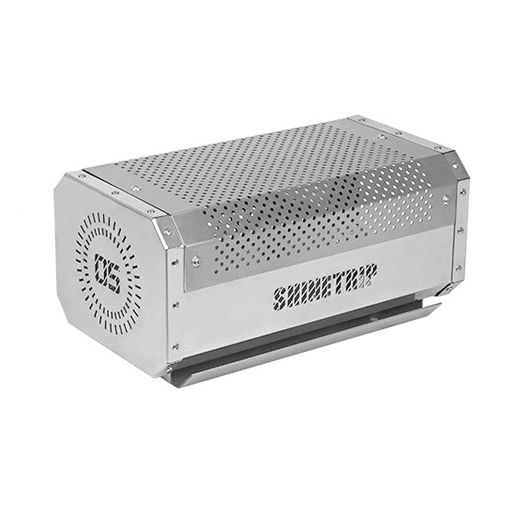 ShineTrip Camping Stove Outdoors Wood Burning Stove Stainless Steel Heating Stove Campfire Grill silver