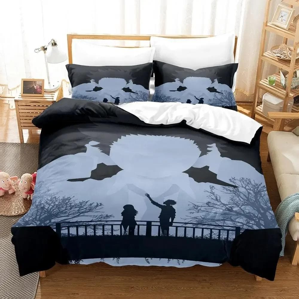 New Koe No Katachi Bedding Set Single Twin Full Queen King Size Bed Set Adult Kid Bedroom Duvet cover Sets Anime Bed Sheet Set 70x133cm 2pcs