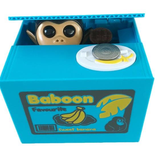 Piggy Bank Automatic Stealing Money Coin Bank Greedy Cat Piggy Bank US Coins Compatible Money Saving F