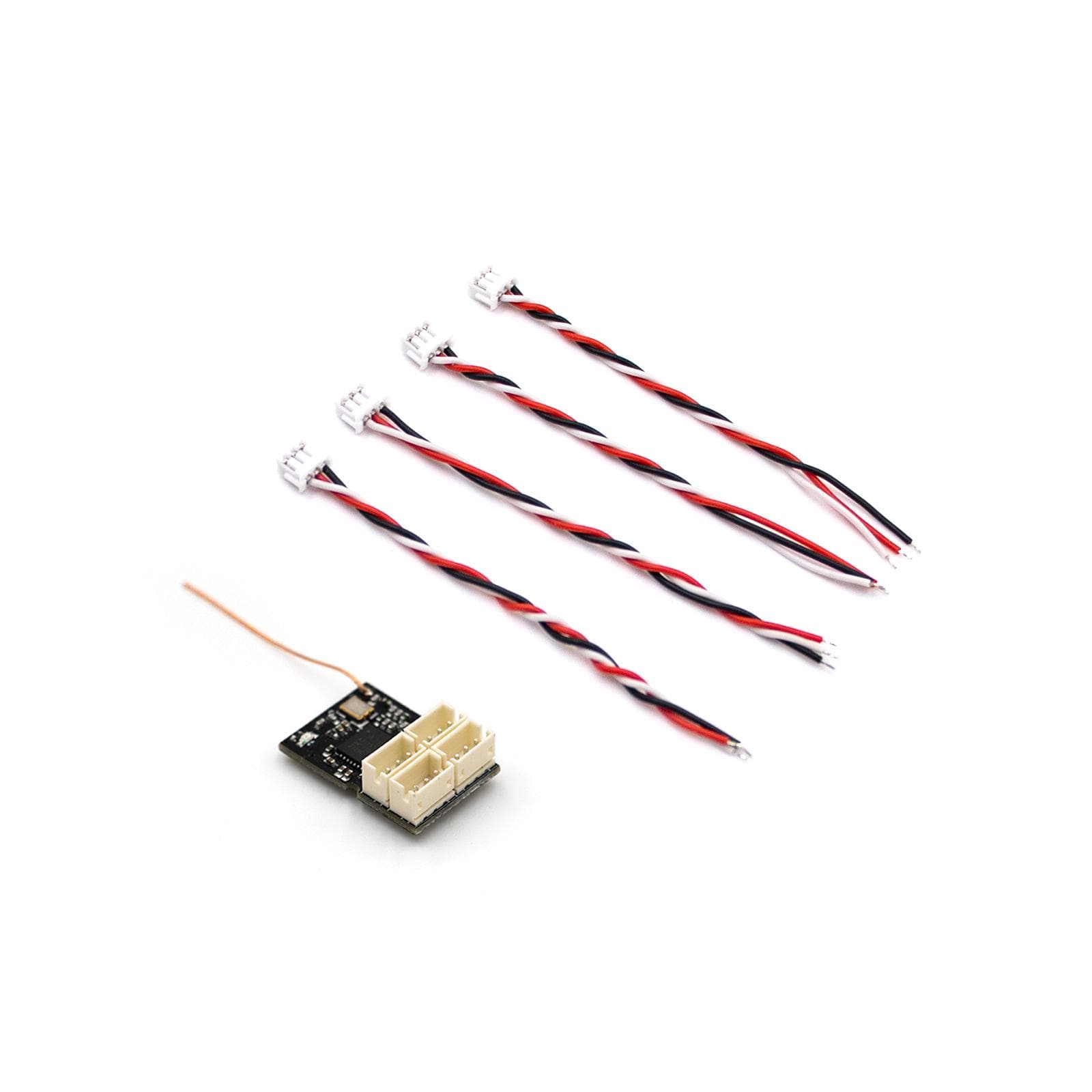 FLYSKY FS-R4M Receiver 2.4GHz 4 Channels Remote Control Receiver with Single Antenna PWM Output for black