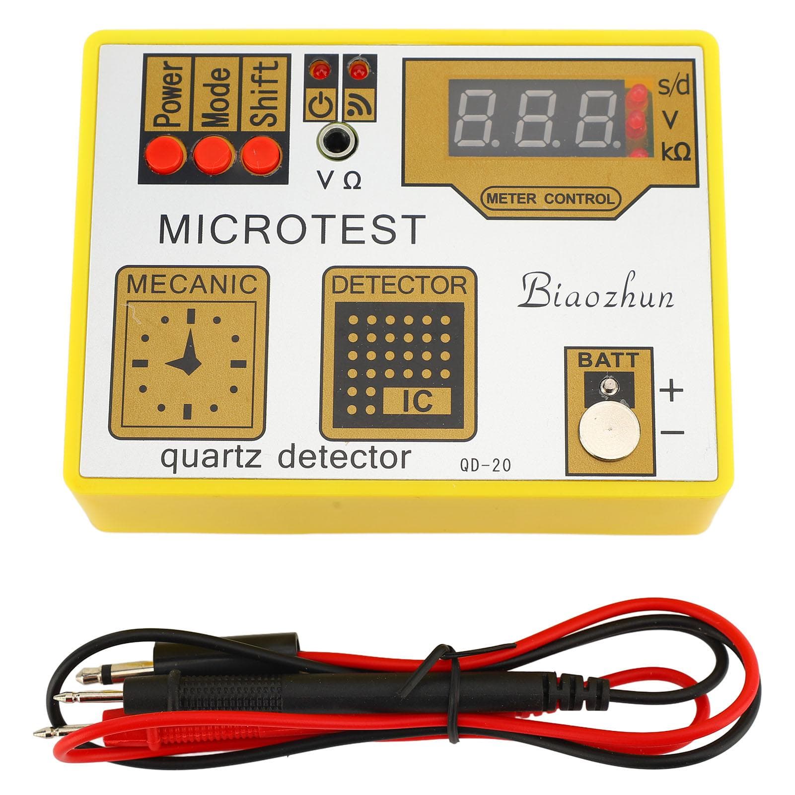 QD?20 Quartz Watch Movement Tester Multifunctionl Timing Machine Watch Demagnetizer Timegrapher for